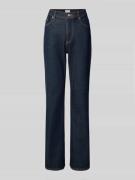 Jake*s Casual Bootcut Jeans im 5-Pocket-Design in Dunkelblau, Größe 34