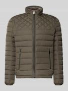 Christian Berg Men Steppjacke mit Reißverschlusstaschen in Graphit, Gr...