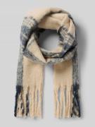ICHI Schal mit Ausfransungen Modell 'ALONE' in Beige, Größe 1