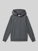 CHAMPION Regular Fit Hoodie mit Logo-Stitching Modell 'Icons' in Graph...