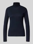 Tom Tailor Regular Fit Langarmshirt aus Baumwoll-Mix mit Rollkragen in...