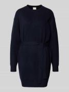 ICHI Relaxed Fit Kleid in Strick-Optik Modell 'Dasila' in Marine, Größ...