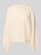 Vero Moda Relaxed Fit Strickpullover mit Woll-Anteil Modell 'CARMEN' i...
