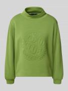 monari Sweatshirt mit Strukturmuster in Hellgruen, Größe 34