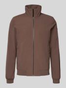 Didriksons Jacke mit Stehkragen Modell 'ALVIN' in Dunkelbraun, Größe L