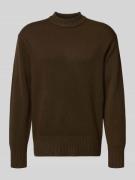 SELECTED HOMME Relaxed Fit Strickpullover aus Woll-Kaschmir-Mix Modell...