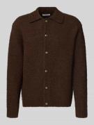 SELECTED HOMME Regular Fit Strickjacke aus Woll-Mix Modell 'LOYD' in D...