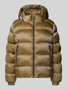 Superdry Steppjacke mit Reißverschlusstaschen in Oliv, Größe L