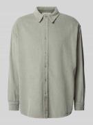 American Vintage Freizeithemd mit Knopfleiste Modell 'PADOW' in Hellgr...