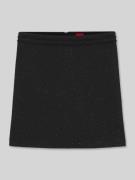 HUGO Mini-Rock aus Bouclé Modell 'RAFRANSI' in Black, Größe 32