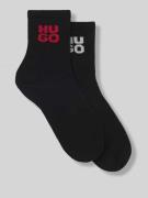 HUGO Kurze Socken im 2er-Pack in Black, Größe 36-42
