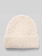 Tom Tailor Beanie aus Bouclé-Strick in Beige, Größe 1
