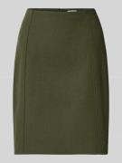Christian Berg Woman Knielanger Rock mit Nahtreißverschluss in Oliv, G...