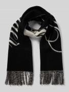 Tommy Hilfiger Schal aus reiner Wolle in Black, Größe 1
