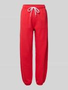 Polo Ralph Lauren Sweatpants mit elastischem Bund in Rot, Größe L
