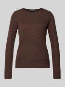 Betty Barclay Strickpullover aus Kaschmir in Dunkelbraun, Größe 44