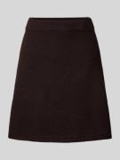 Neo Noir Minirock mit Woll-Anteil Modell 'Gisa' in Dunkelbraun, Größe ...