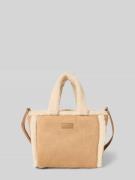 Barts Handbag mit Logo-Patch Modell 'Aedey' in Hellbraun, Größe 1