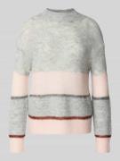 s.Oliver BLACK LABEL Relaxed Fit Strickpullover mit Woll-Anteil in Ros...