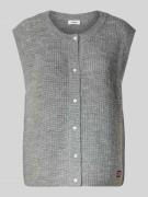 s.Oliver RED LABEL Regular Fit Strickweste mit Alpaka-Anteil in Hellgr...