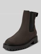 Marc O'Polo Chelsea Boots aus echtem Veloursleder Modell PHIA' in Dunk...