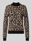 Only Regular Fit Strickpullover Viskose-Mix Modell 'LIBI' in Sand, Grö...