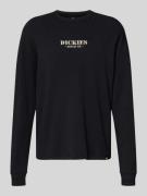 Dickies Longsleeve mit Label-Stitching und Rundhalsausschnitt in Black...