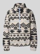 Only Regular Fit Troyer in Teddyfell-Optik Modell 'JANNE' in Sand, Grö...