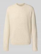 MCNEAL Loose Fit Strickpullover mit Woll-Anteil in Sand Melange, Größe...