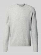 MCNEAL Loose Fit Strickpullover mit Woll-Anteil in Mittelgrau Melange,...