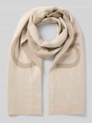 CK Calvin Klein Schal aus Woll-Kaschmir-Mix in Beige, Größe 1