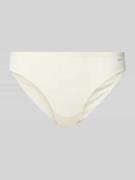 Skiny Slim Fit Bikini Brief mit Logo-Print Modell 'Element' in Offwhit...