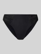 Skiny Slim Fit Bikini Brief mit Spitzenbesatz Modell 'Initial' in Blac...