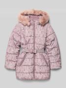 s.Oliver RED LABEL Regular Fit Steppjacke mit Ziergürtel in Altrosa, G...