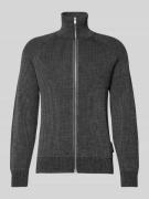 Marc O'Polo Regular Fit Sweatjacke aus Baumwoll-Mix in Anthrazit, Größ...