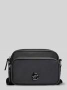BOSS Umhängetasche aus glattem Twill Modell 'B_ICON' in Black, Größe 1
