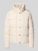 Only Regular Fit Steppjacke mit Stehkragen Modell 'NEWCOOL' in Offwhit...