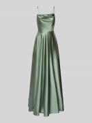 Laona Abendkleid mit Wasserfall-Ausschnitt in Gruen, Größe 32