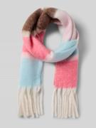 Tom Tailor Schal mit Fransen in Pink, Größe 1