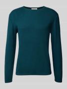 Tom Tailor Denim Regular Fit Pullover aus reiner Baumwolle in Dunkelgr...