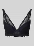 Skiny BH mit Spitzenbesatz Modell 'Initial' in Black, Größe 75A