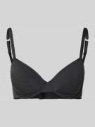 Skiny BH mit Hakenverschluss Modell 'Timeless' in Dunkelgrau, Größe 75...