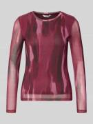 B.Young Longsleeve mit Rundhalsausschnitt Modell 'Paloma' in Hellgrau,...
