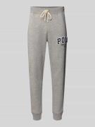 Polo Ralph Lauren Slim Fit Sweatpants mit Baumwoll-Mix in Mittelgrau, ...