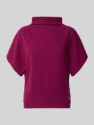 ZABAIONE T-Shirt mit Label-Detail in Dunkelrot, Gr&#xF6;&#xDF;e L