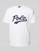 Polo Ralph Lauren T-Shirt mit Label-Badge in Weiss, Größe S