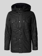 Barbour Regular Fit Wachsjacke aus reiner Baumwolle in Marine, Größe L