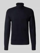 Casual Friday Strickpullover mit Rollkragen Modell 'HEINE' in Dunkelbl...