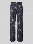 Schiesser Relaxed Fit Pyjama-Hose mit floralem Allover-Print Modell 'R...