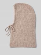 Jake*s Casual Mütze in Kapuzenform mit Woll-Anteil in Schlamm, Größe 1